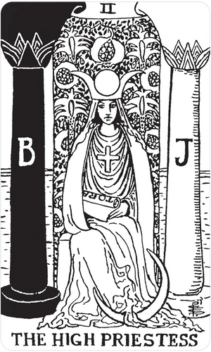 Black & White Rider-Waite® Tarot Deck The Foxes Den