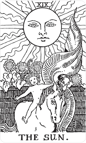 Black & White Rider-Waite® Tarot Deck The Foxes Den