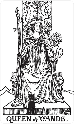 Black & White Rider-Waite® Tarot Deck The Foxes Den
