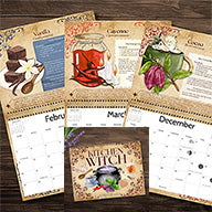 2026 Kitchen Witch Spell calendar