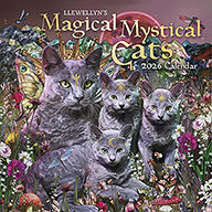 2026 Magical Mystical Cats Calendar by Llewellyn