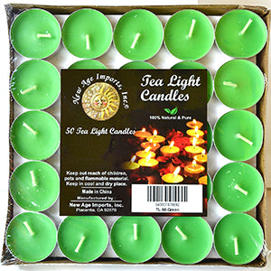 2 hour Green Tea Light | Set of 50