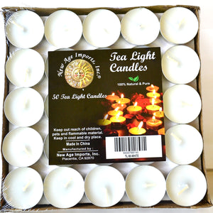 2 hour White Tea Light | Set of 50