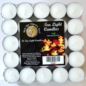 8 hour White votive | Set of 50