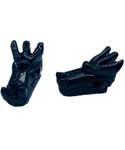 Dragon's Head Obsidian, Black |  1 3/4"  | (set of 2)