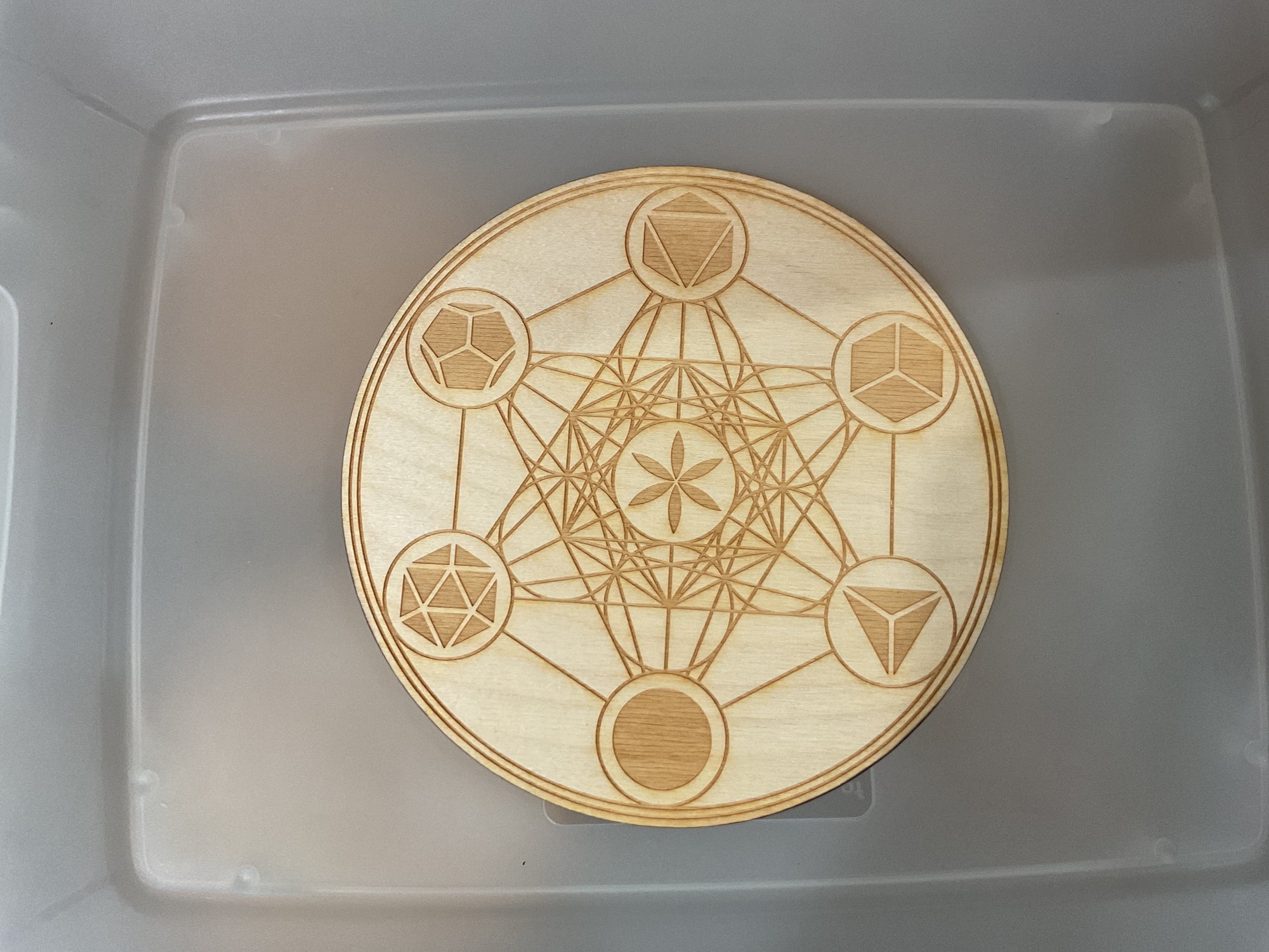 Metatrons Cube  | Crystal or Pendulum Grid