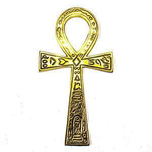 Ankh brass | 3 1/2"  x 6 1/2" AzureGreen