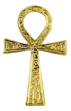 Ankh brass | 2 3/8" x 4" AzureGreen