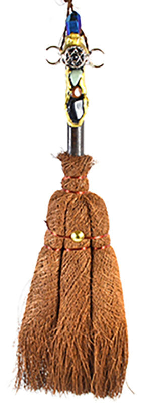 Triple Moon Crystal broom | 12 1/2"