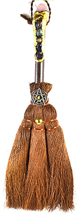 Pentagram Crystal broom | 12"