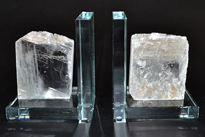Selenite book ends | Set of 2