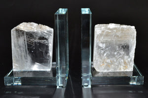 Selenite book ends | Set of 2