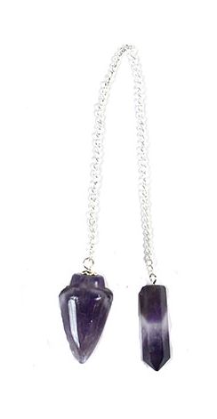 Amethyst Pendulum with Amethyst point