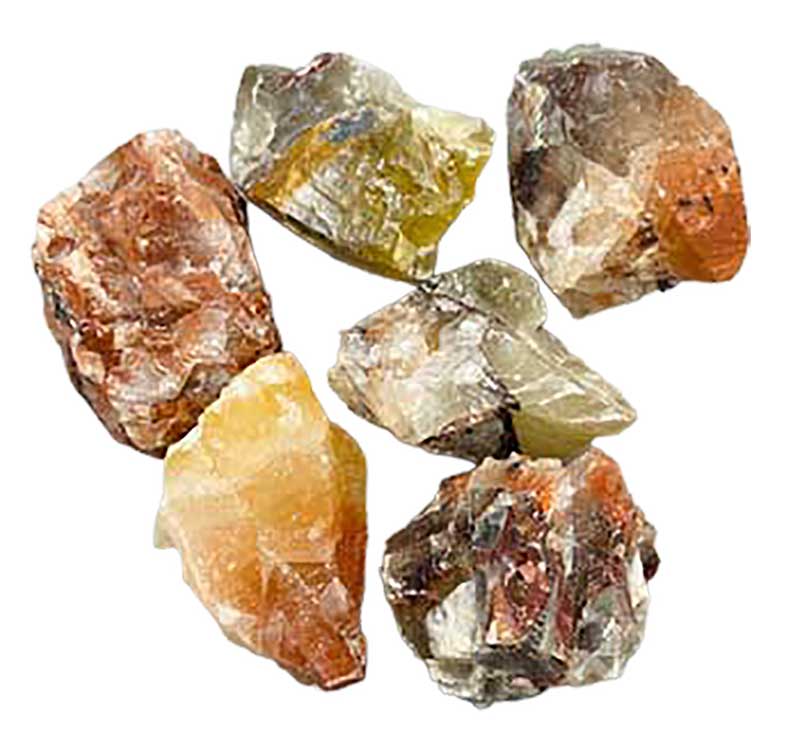 Red/ Brown Calcite untumbled | 1 lb