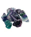 Rainbow Fluorite, untumbled stones | 1 lb