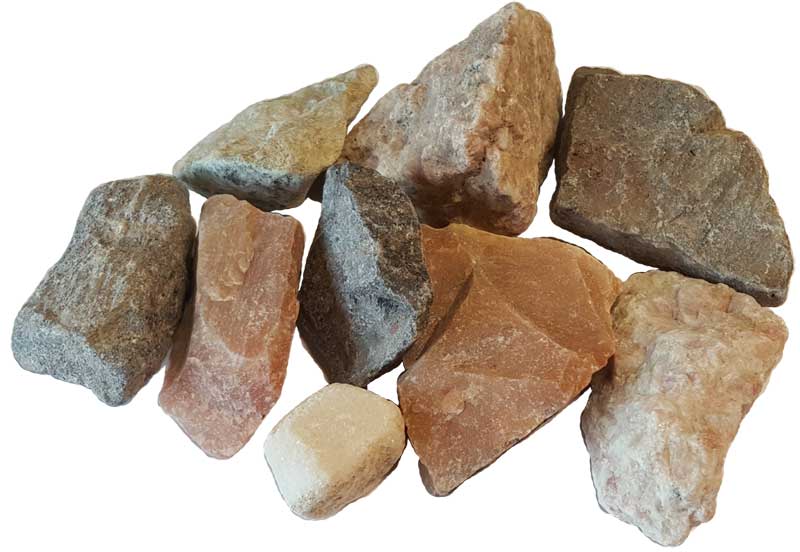 Mixed untumbled stones | 1 lb