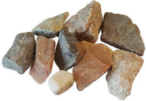 Mixed untumbled stones | 1 lb