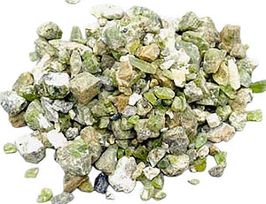 Peridot 5-10mm untumbled stones | 1 lb