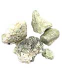 Prenhite with Rutile untumbled stones | 1 lb