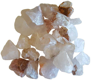 Quartz untumbled stones | 1 lb
