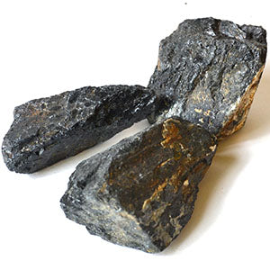 Black Tourmaline untumbled stones | 3 lb
