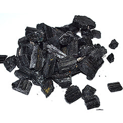 Black Tourmaline, untumbled stones | 1 lb