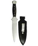 Black Faux Wooden Handled Athame |  9.5" with 5" blade | (ID Verification Required)
