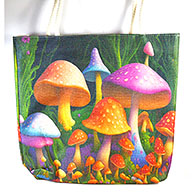 Mushroom tote bag | 17" x 17"