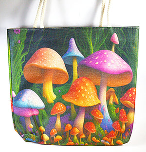 Mushroom tote bag | 17" x 17"