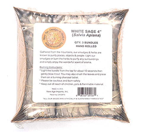 White Sage smudge stick | 3-4