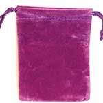 Purple Velveteen Bag