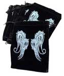 Angel Wings Black Velveteen Bags (set of 10) | 5