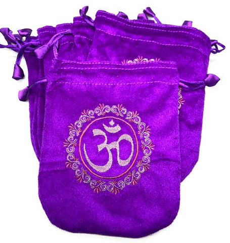 Purple Velveteen Bags (set of 10) | 6