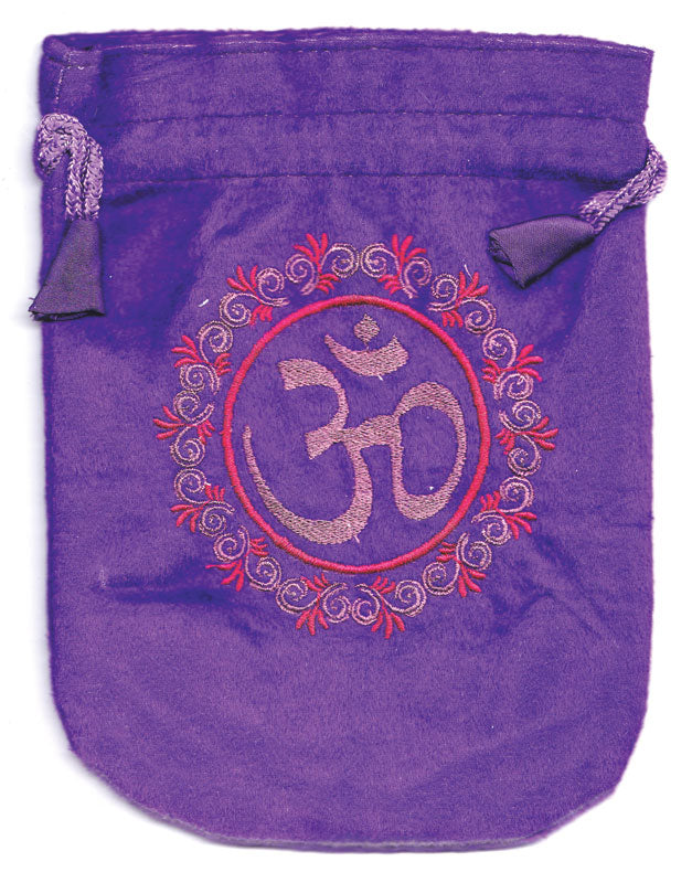 Om Purple velveteen bag | 6