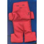 Red Cloth Voodoo Doll  5"