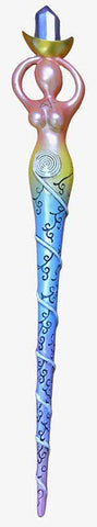 Spiral Goddess Wand | 13 1/2
