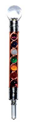 Copper 7 Chakra Healing Wand | 4.5"