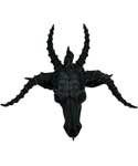 Baphomet Statue Plaque