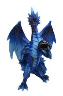 Blue Dragon Statue | 7 1/2