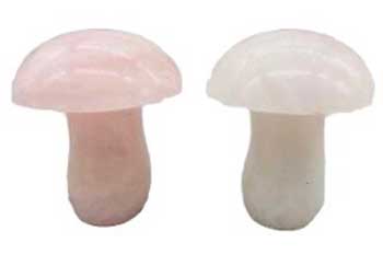 Mushroom Rose Quartz | 1 3/4