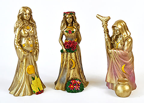 Mother, Maiden, Crone figurines | ~4