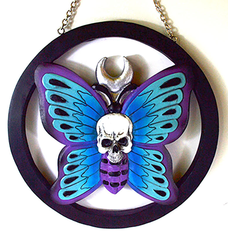 Skull on Butterfly Statue | 8