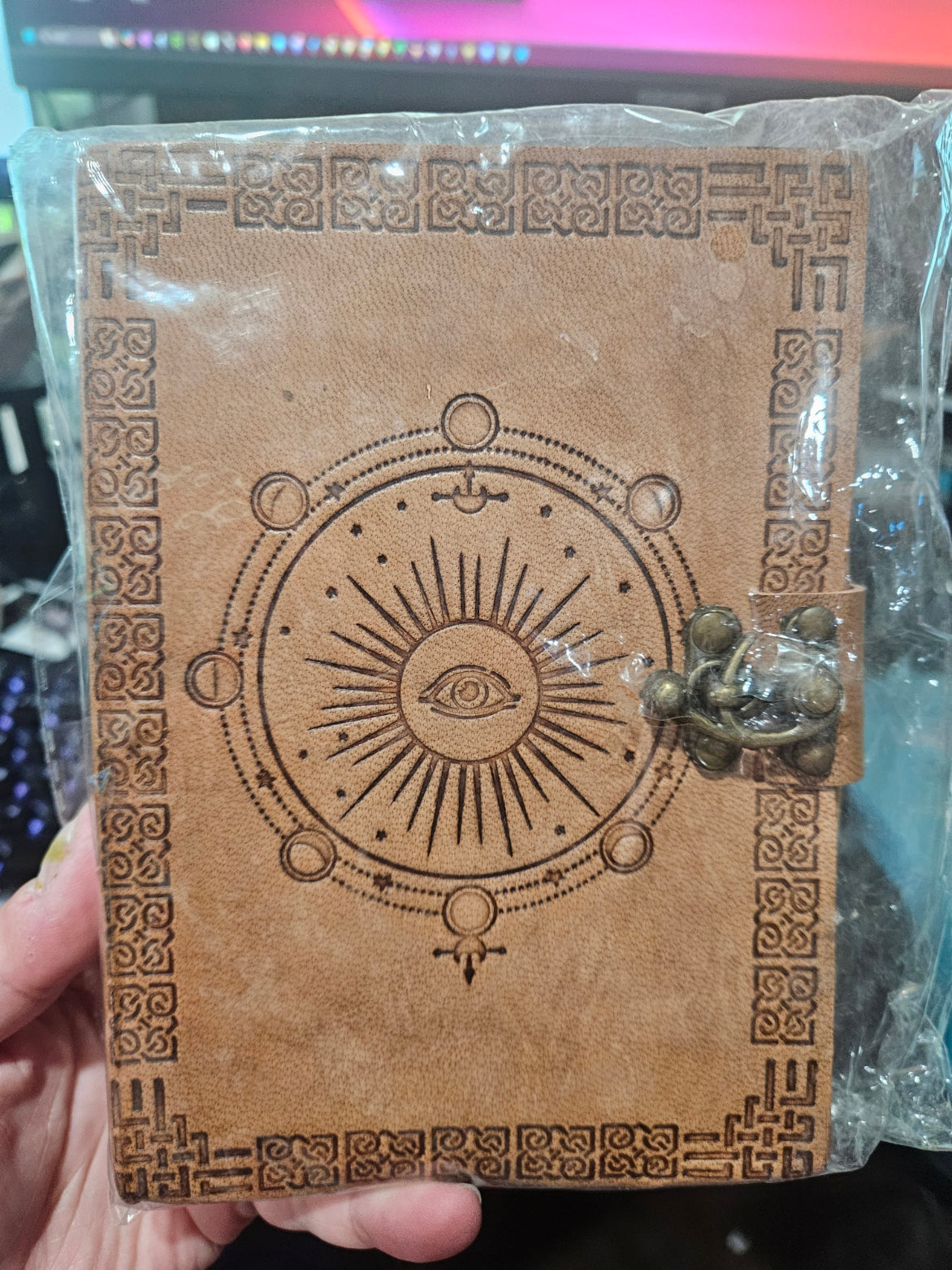 Moon Phases Journal  5x7" with Latch Closure