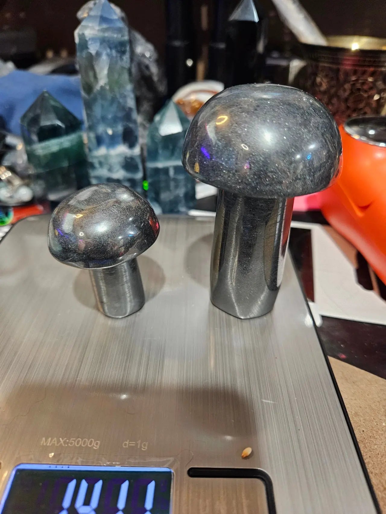 Hematite Mushroom | Small | Grounding Stone | ~3-4 oz The Foxes Den
