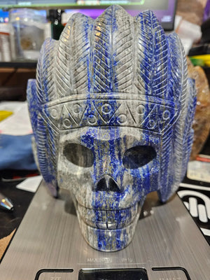 Chief Skull - Lapis Lazuli (Large) The Foxes Den