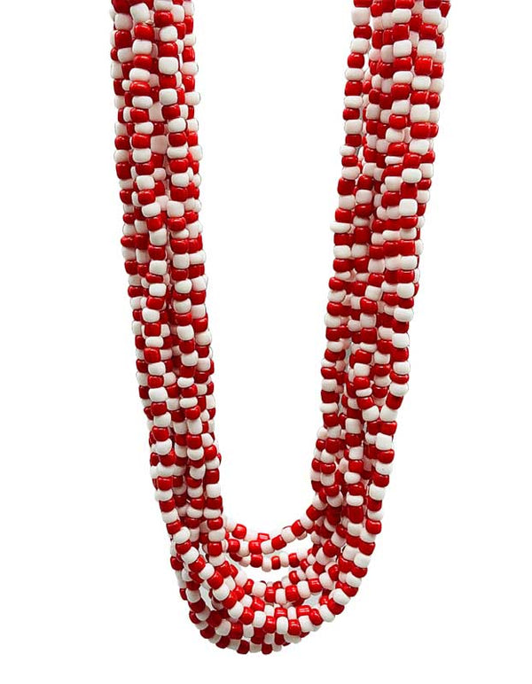 Shango santeria necklace | (set of 12)
