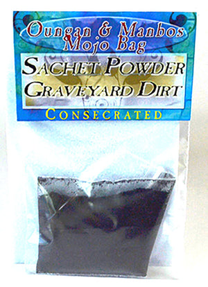 Graveyard Dirt sachet powder consecrated | .5oz