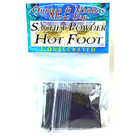 Hot Foot sachet powder consecrated | .5oz