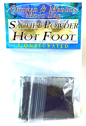 Hot Foot sachet powder consecrated | .5oz