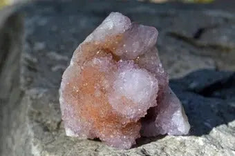 Ametrine | Spirit Quartz | Small | Pink & Gold | Raw Crystal Specimen | Porcupine Quartz | Cactus Quartz | South Africa | AA Quality The Foxes Den